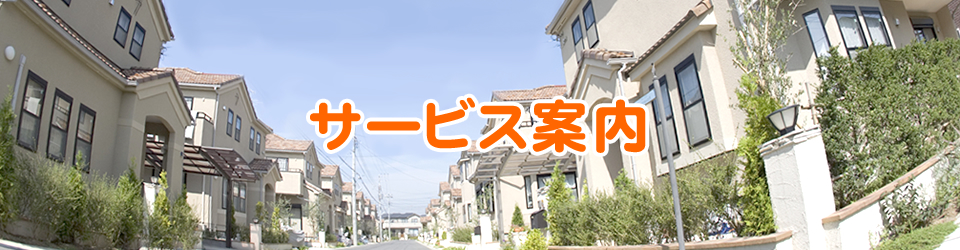 サービス案内：お掃除・家事